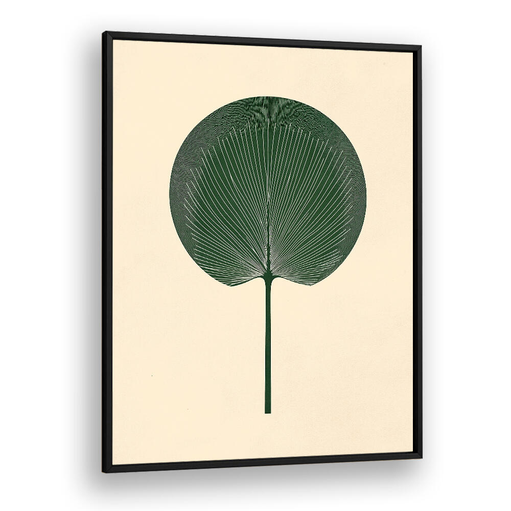GREEN PALM LEAF , FLORAL FLOWER PAINTINGS