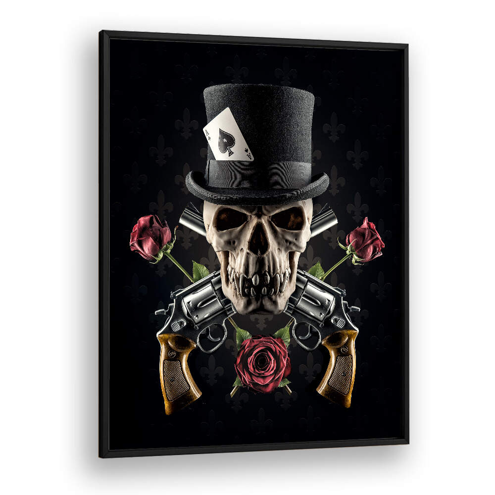 GUNS AND ROSES , SURREAL ART PRINTS