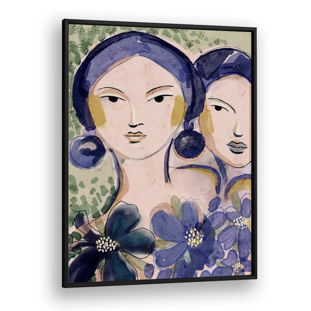 INDIGO TWO , PORTRAITS & FIGURATIVE ILLUSTRATIONS