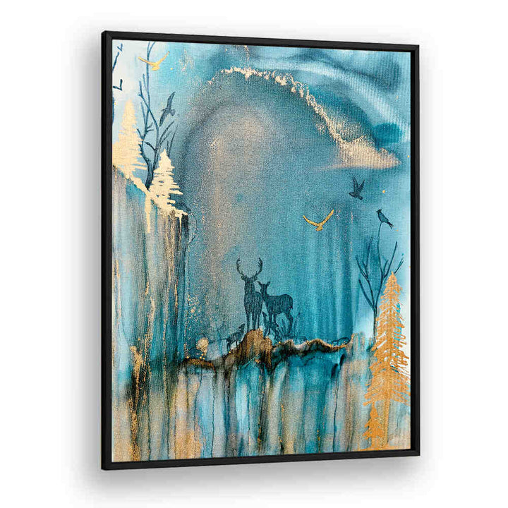 Whimsical INTO THE MYSTIC Kids Room Paintings featuring vibrant colors, perfect for sparking imagination in children's spaces.