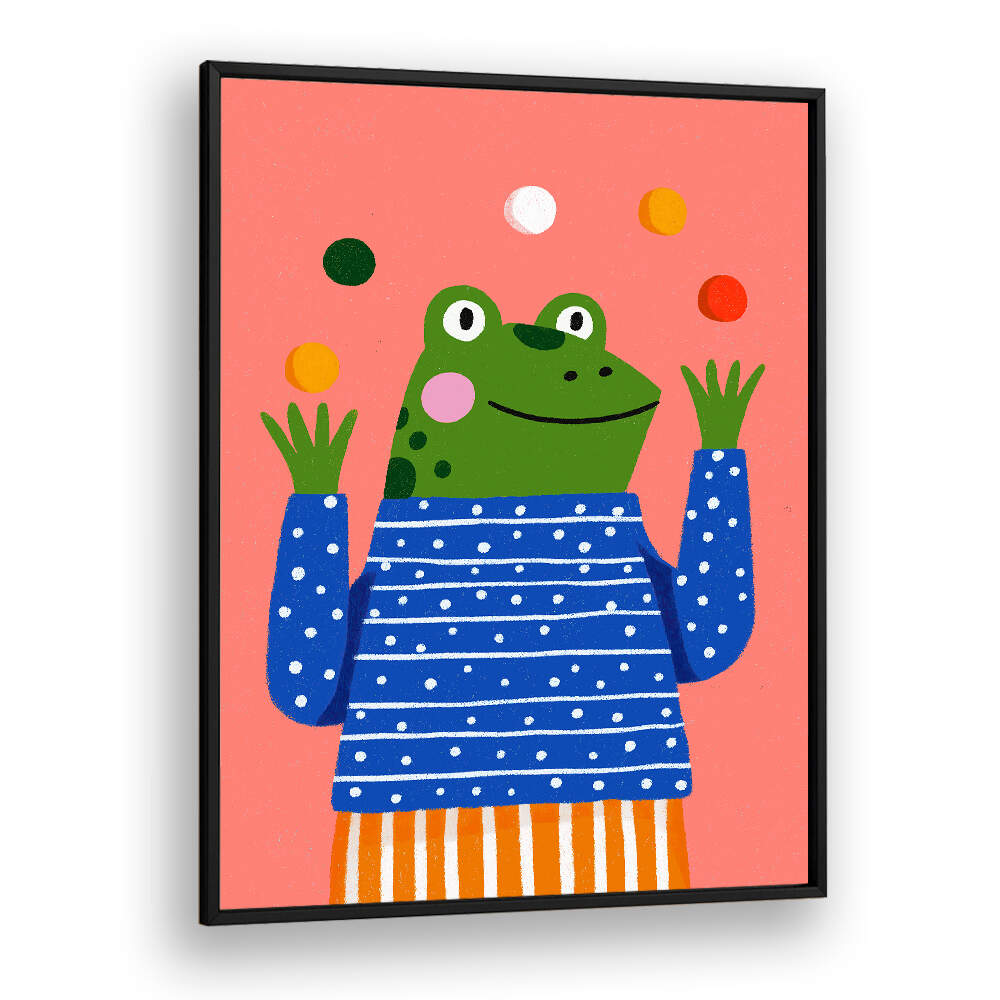 JUGGLING FROG ,KIDS ROOM PAINTINGS