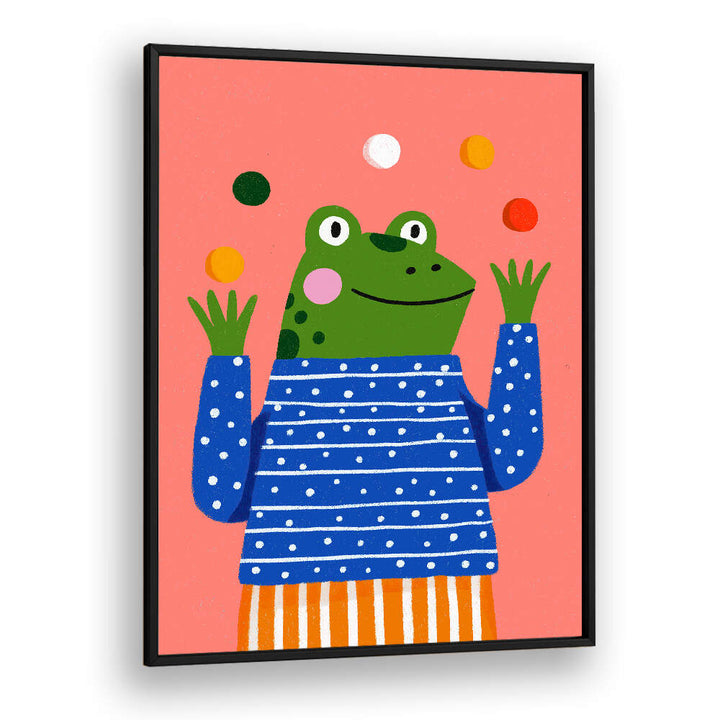 JUGGLING FROG ,KIDS ROOM PAINTINGS