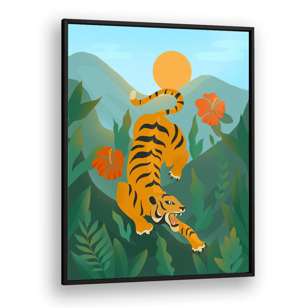 JUNGLE TIGER , KIDS ROOM PAINTINGS