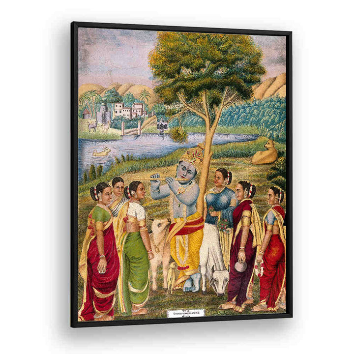 KRISHNA PLAYING THE FLUTE
