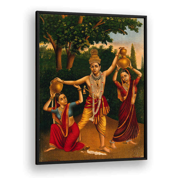 KRISHNA SPILLING THE MILK