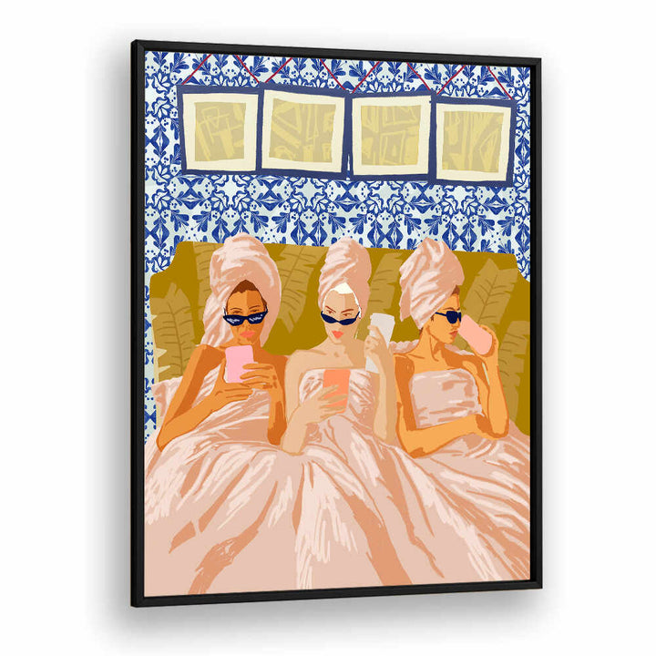 LADIES-ONLY CLUB , PORTRAITS & FIGURATIVE ILLUSTRATIONS