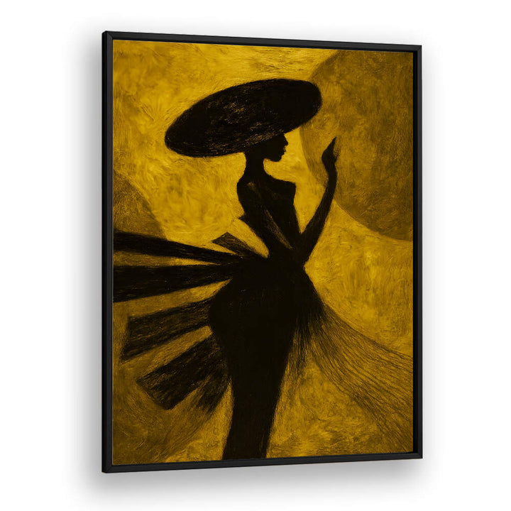 LADY IN THE FLOWING VEIL , EXPRESSIONISM PAINTINGS