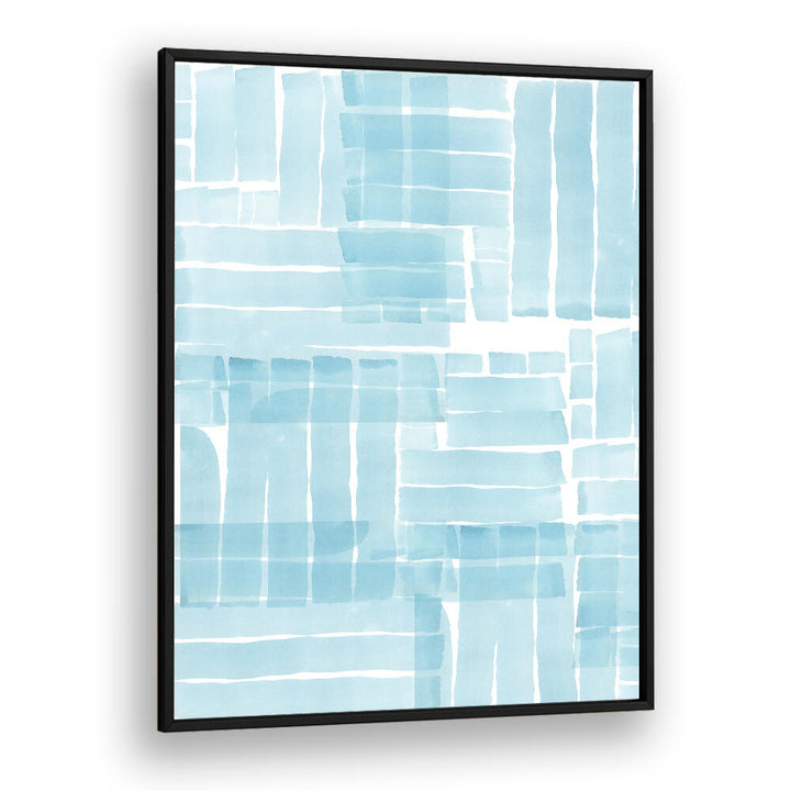 Vibrant BLUE WATERCOLOUR WASH III, ABSTRACT PAINTINGS, featuring flowing hues, perfect for transforming your space.