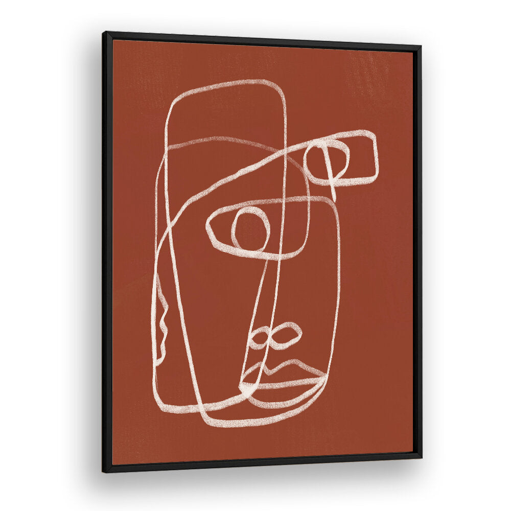 LINE ART TERRACOTTA II , LINE ART PAINTINGS