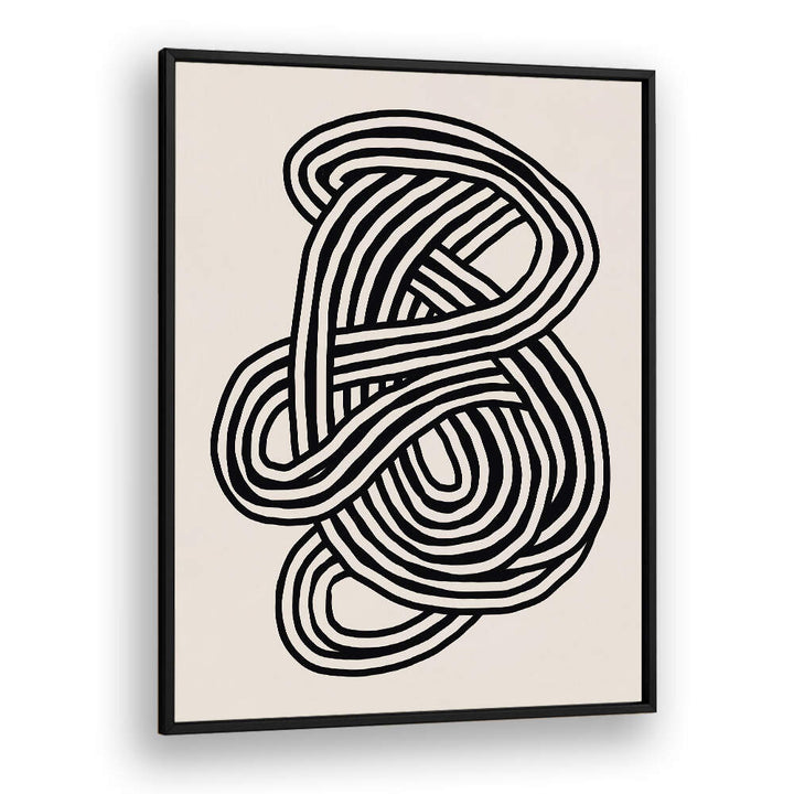 LINE ART ORGANIC SHAPE IN BLACK , LINE ART PAINTINGS