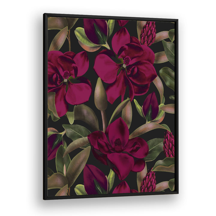 LUSH BURGUNDY MAGNOLIAS