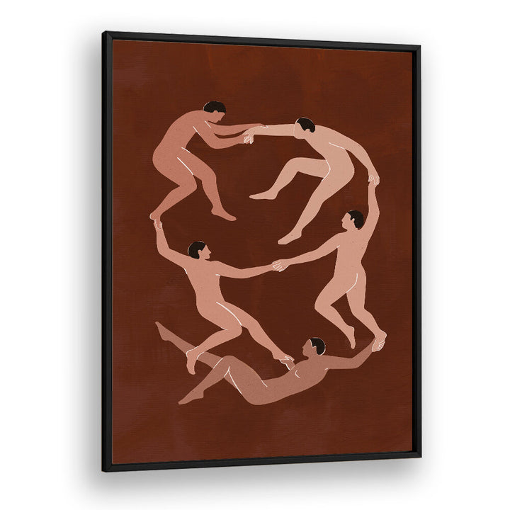 MEN IN MOTION , BOHO ART PAINTINGS