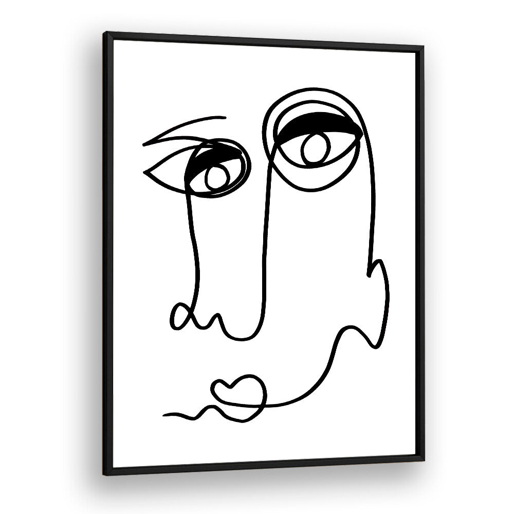 MINIMAL ABSTRACT FACE ART