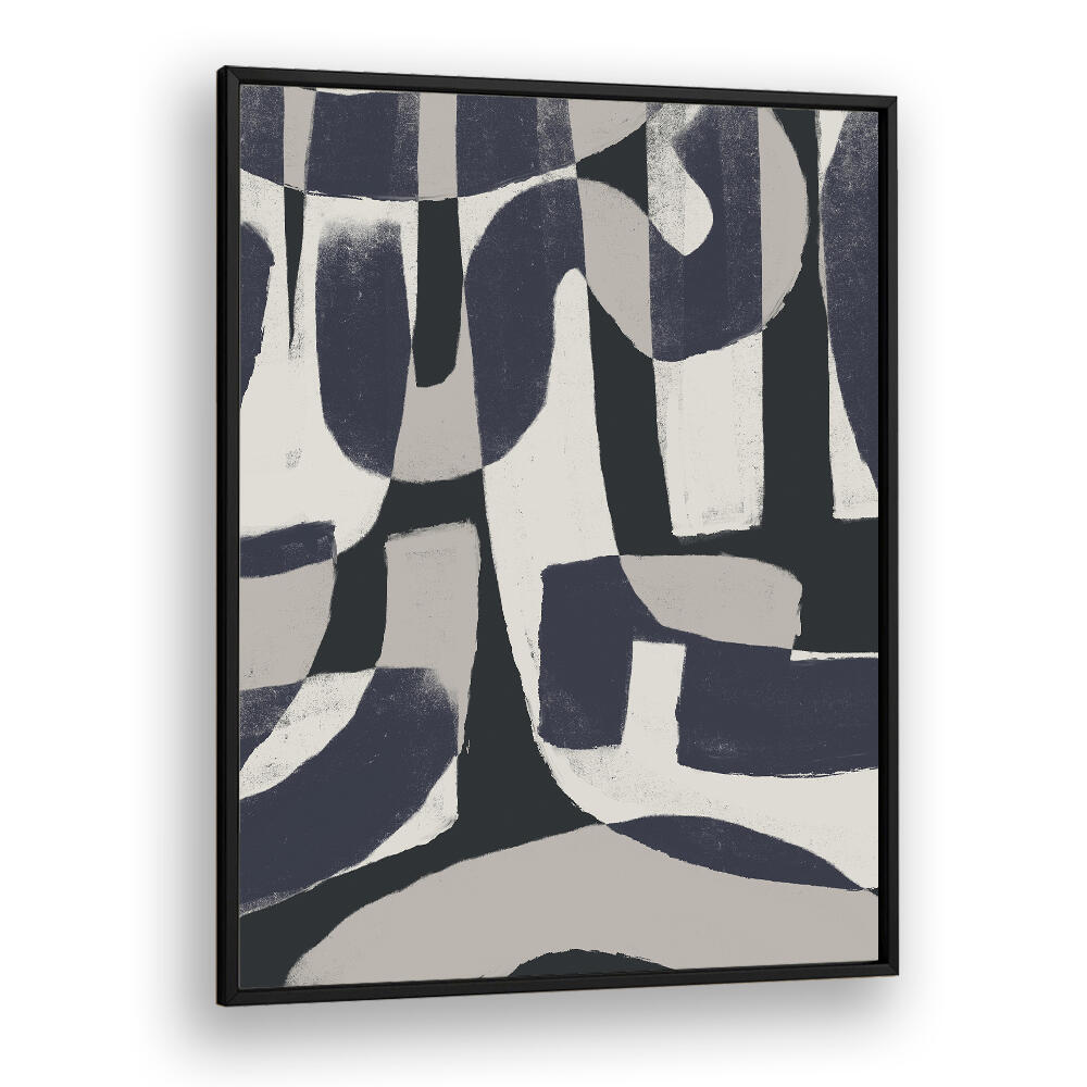 MONOCHROME ABSTRACT FORMS , ABSTRACT PAINTINGS