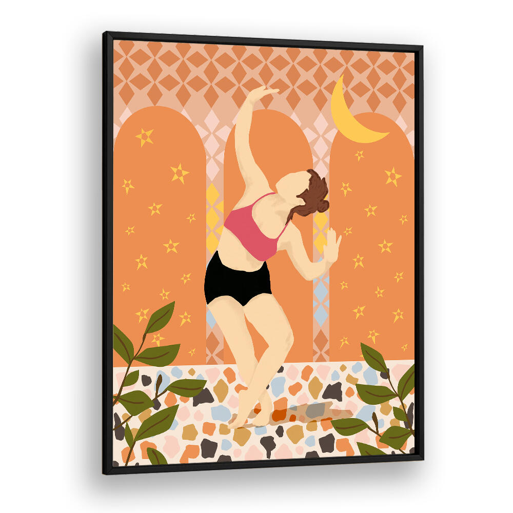 MOONLIT DANCE , PORTRAITS & FIGURATIVE ILLUSTRATIONS