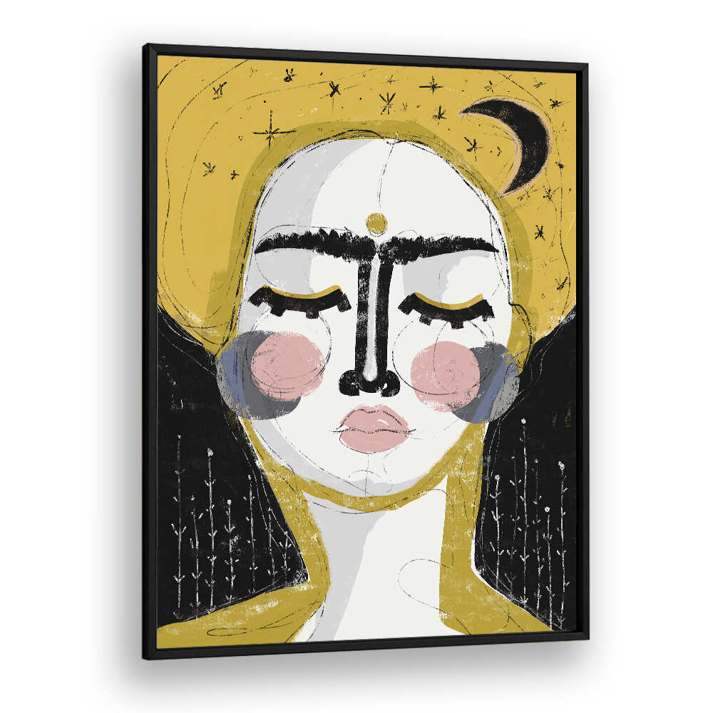 MOONLIT SERENITY , PORTRAITS & FIGURATIVE ILLUSTRATIONS