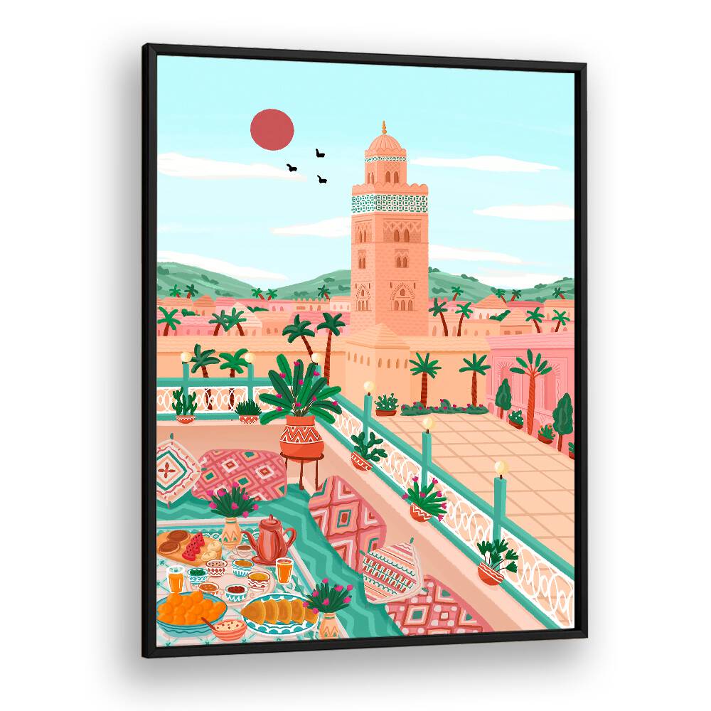 MOROCCAN MORNING BLISS , TRAVEL POSTERS