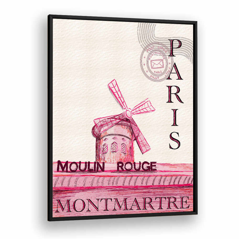 MOULIN ROUGE PARIS , TRAVEL POSTERS