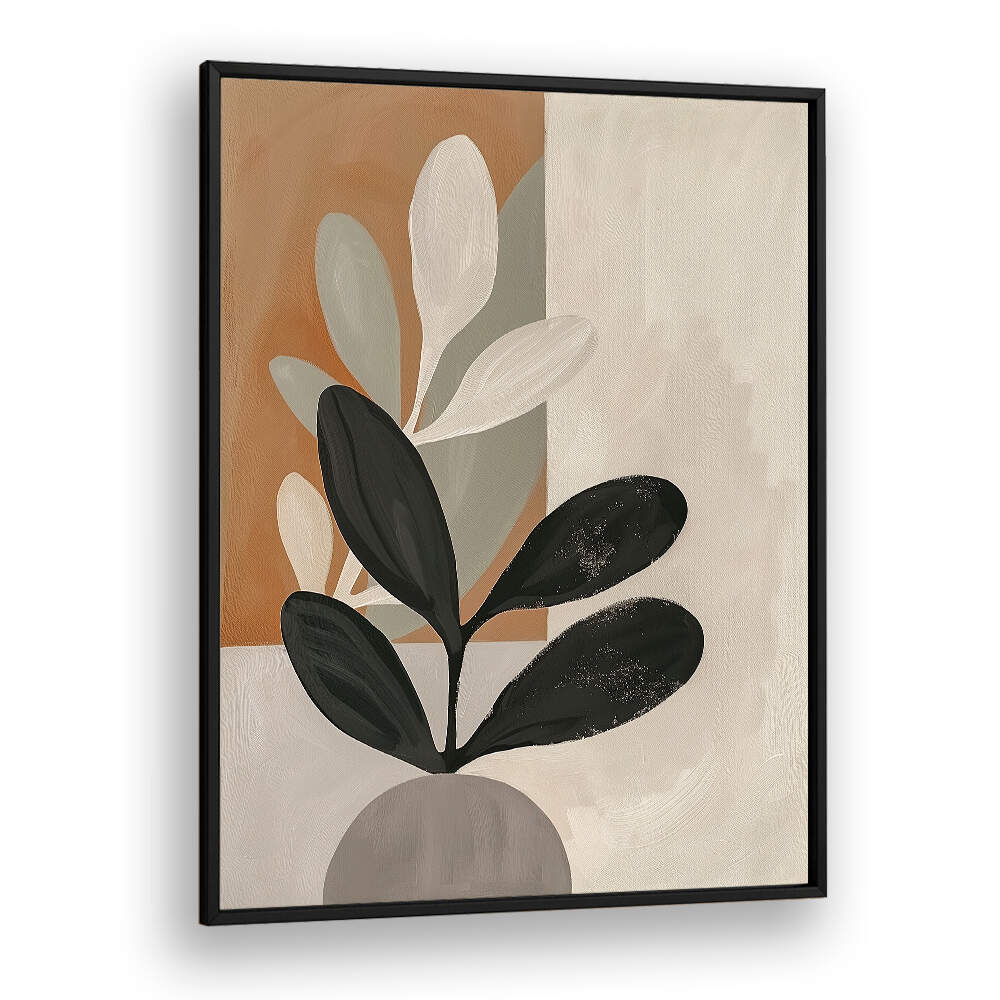 NEUTRAL ELEGANCE , FLORAL FLOWER PAINTINGS