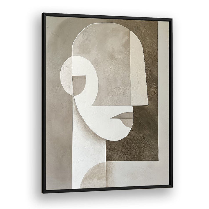 Stylish NEUTRAL PORTRAIT, PORTRAITS artwork featuring abstract design in soft tones, perfect for modern decor.