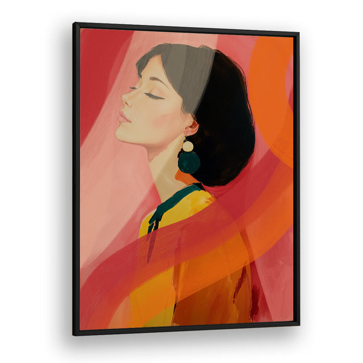 PORTRAIT ORANGE , PORTRAITS & FIGURATIVE ILLUSTRATIONS
