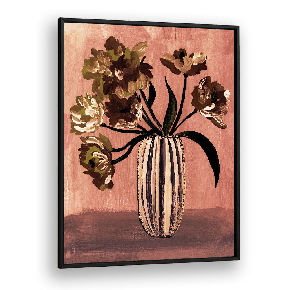 PAINTED FLORAL VASE