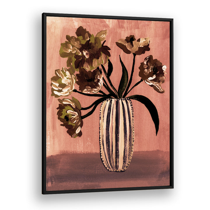 PAINTED FLORAL VASE