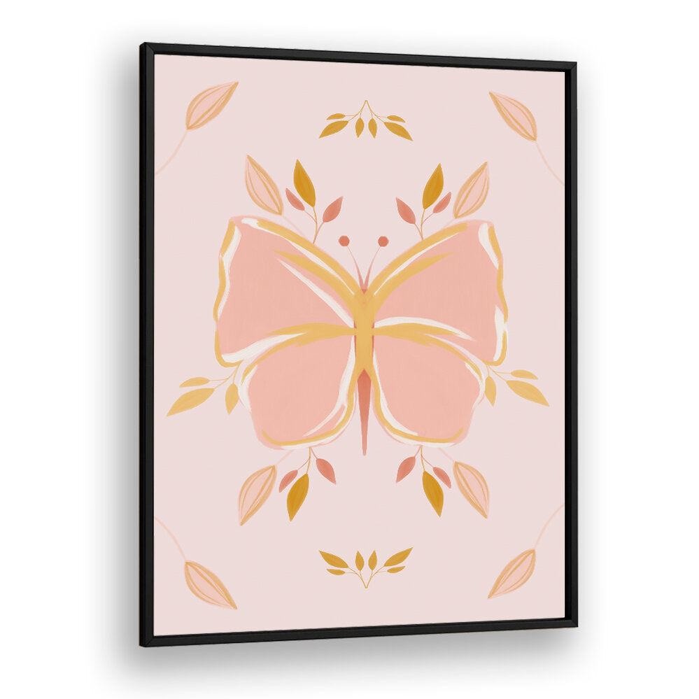 PASTEL FLORAL BUTTERFLY , KIDS ROOM PAINTINGS
