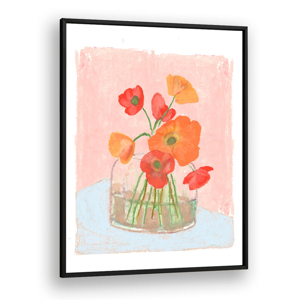 PASTEL FLOWERS , FLORAL FLOWER PAINTINGS