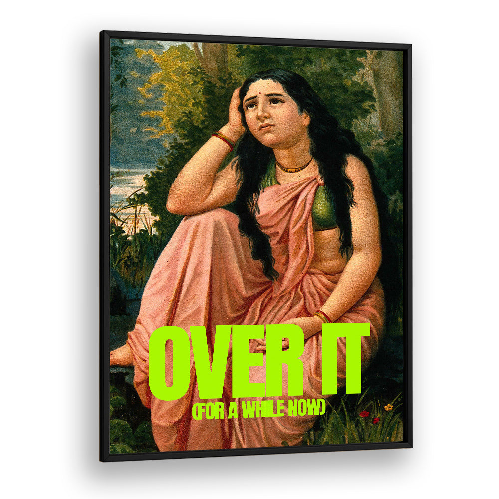 PENSIVE INDIAN WOMAN