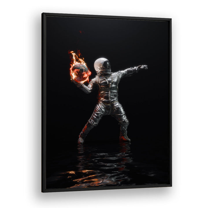 PLANET THROWER , SURREAL ART PRINTS