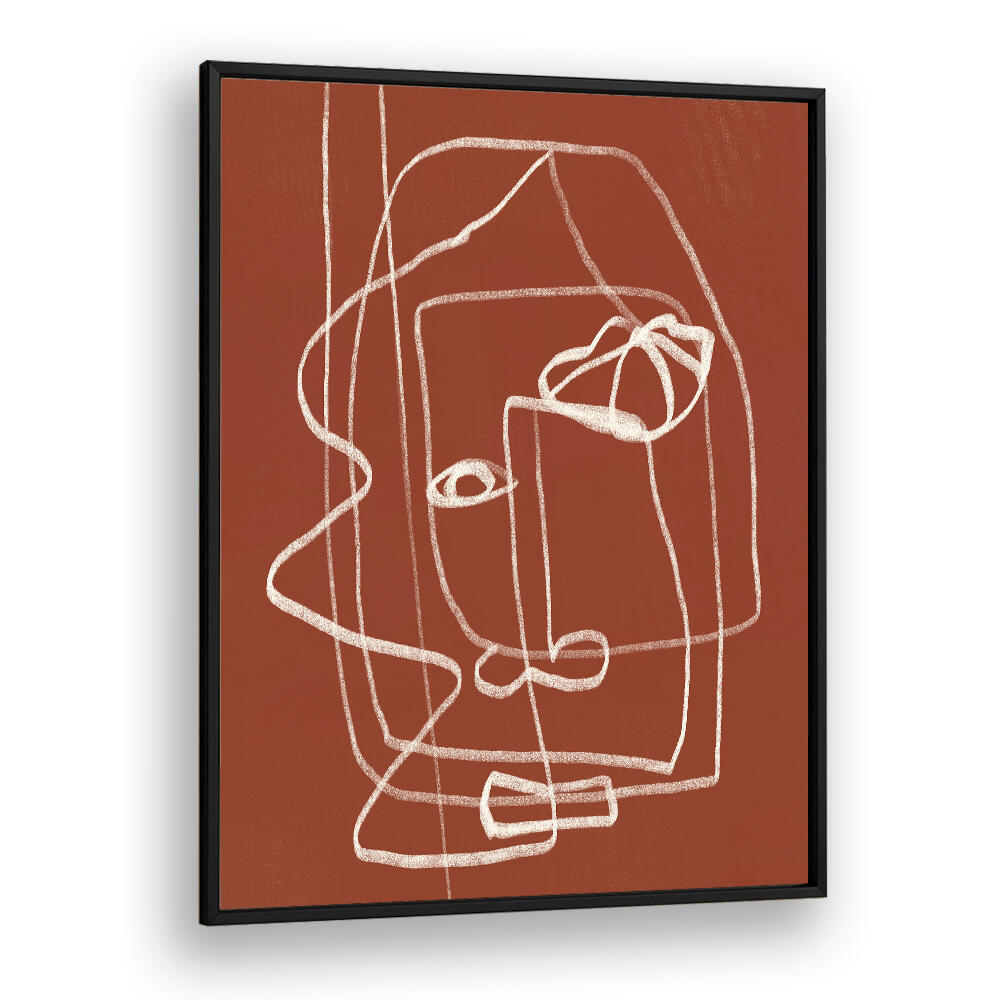 PORTRAIT TERRACOTTA , LINE ART PAINTINGS