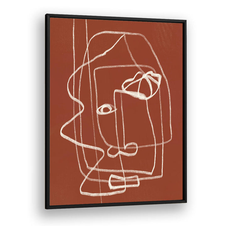 PORTRAIT TERRACOTTA , LINE ART PAINTINGS