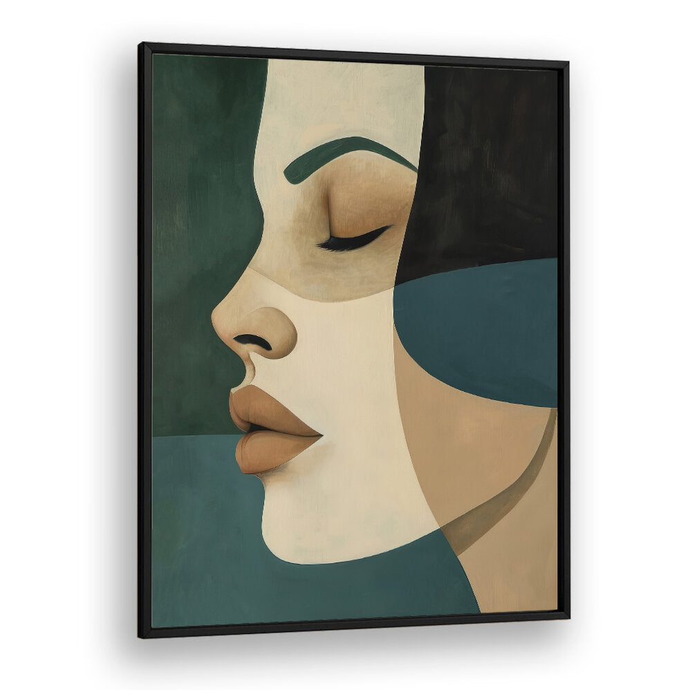 POSTER MINIMALIST PORTRAIT III , PORTRAITS & FIGURATIVE ILLUSTRATIONS