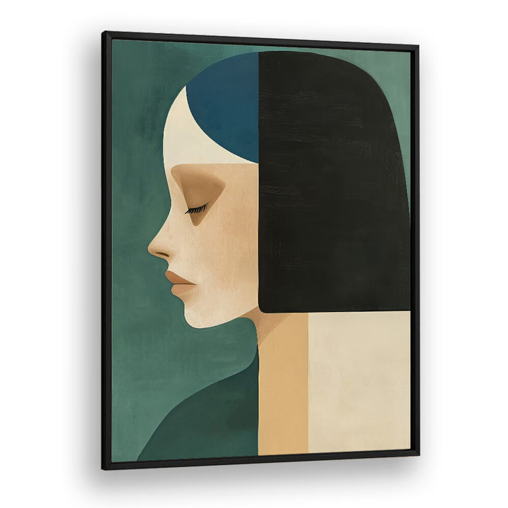 POSTER MINIMALIST PORTRAIT II , PORTRAITS & FIGURATIVE ILLUSTRATIONS
