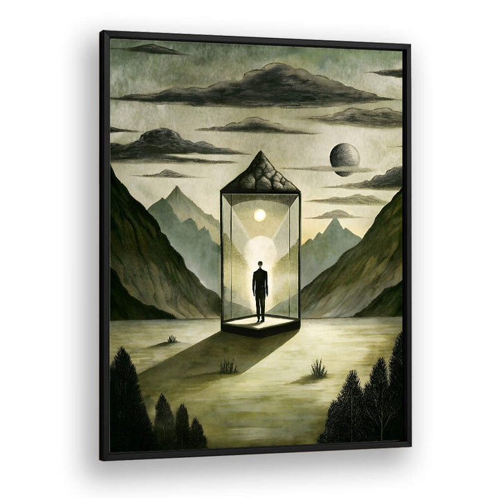 PRISM OF SOLITUDE , SURREAL ART PRINTS