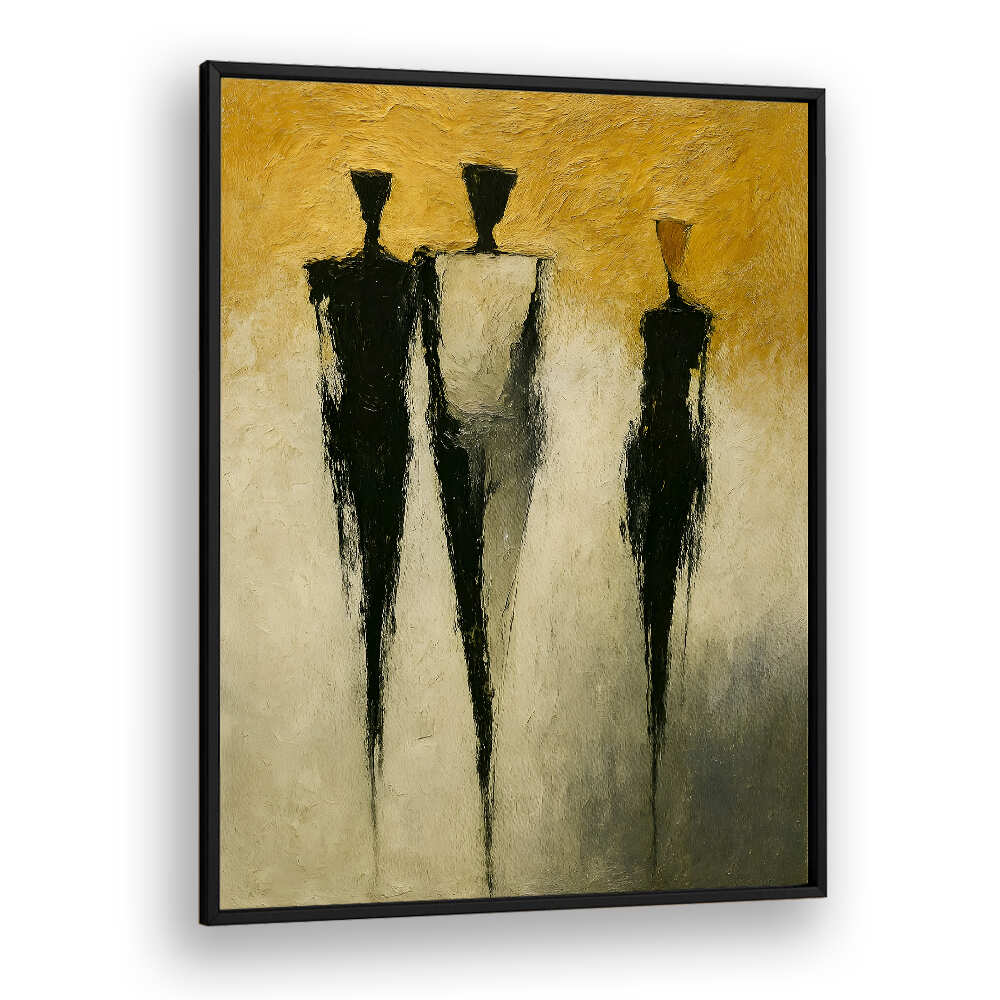 PROCESSION OF SHADES , EXPRESSIONISM PAINTINGS