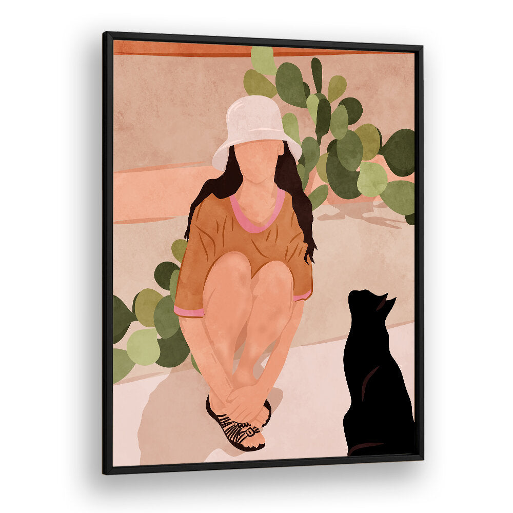 QUIET AFTERNOON , PORTRAITS & FIGURATIVE ILLUSTRATIONS