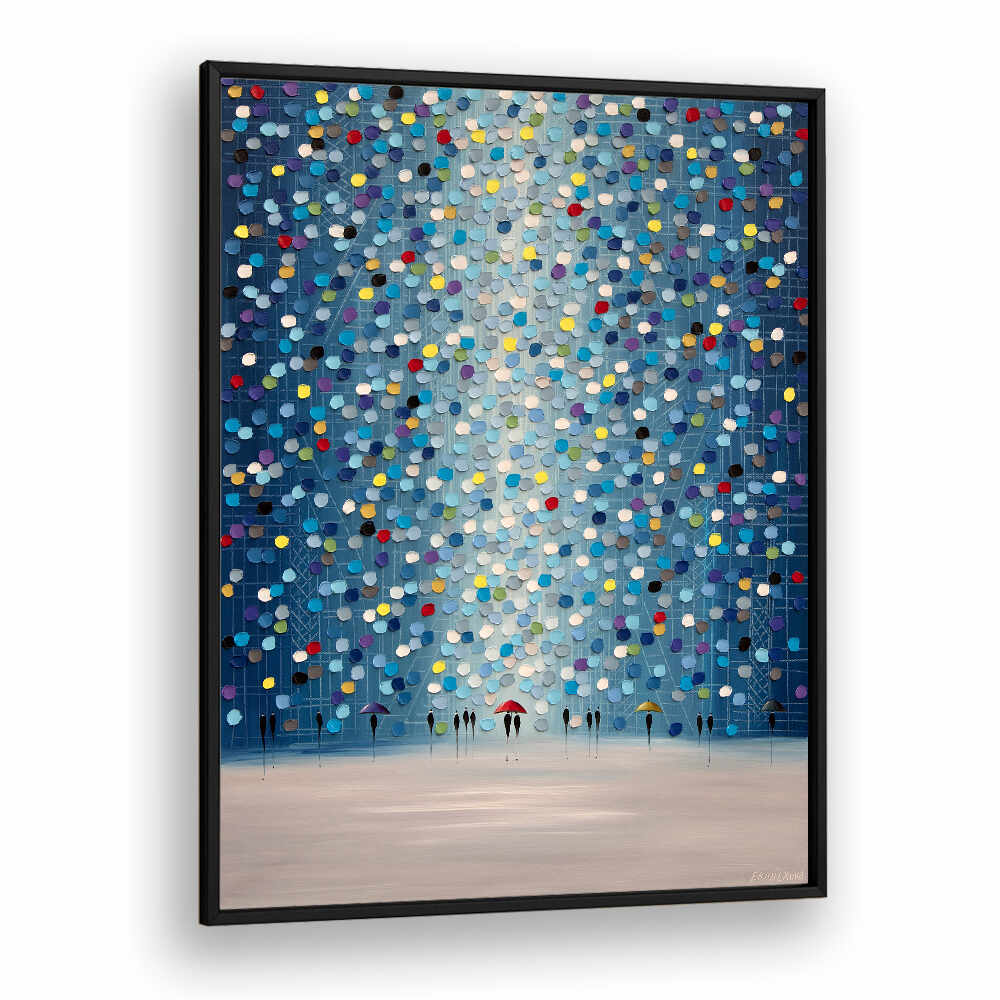 RAINDROP CONFETTI , MODERN IMPRESSIONISM PAINTINGS