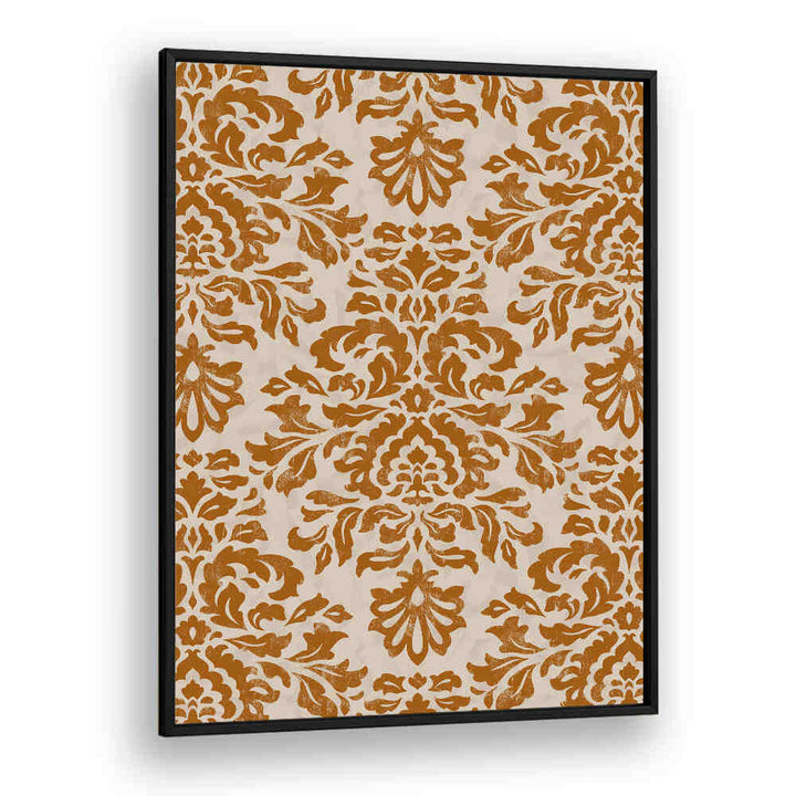 RUSTIC GOLD DAMASK PATTERN