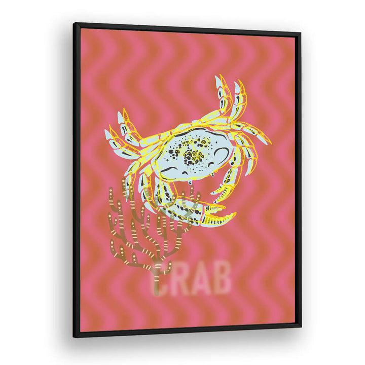 Colorful crab art from SEA LIFE JOY I, BEACH PAINTINGS, perfect for adding coastal charm to your home.
