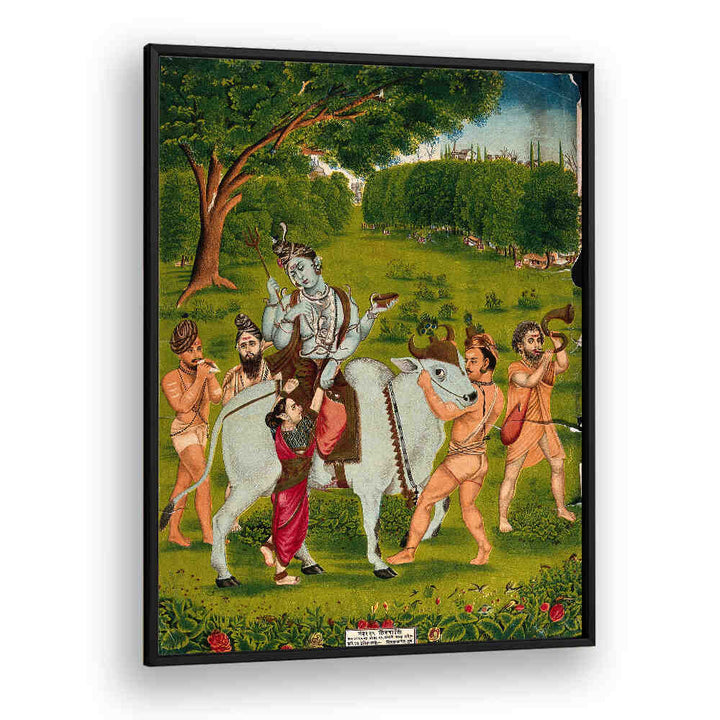 SHIVA MOUNTED ON NANDI