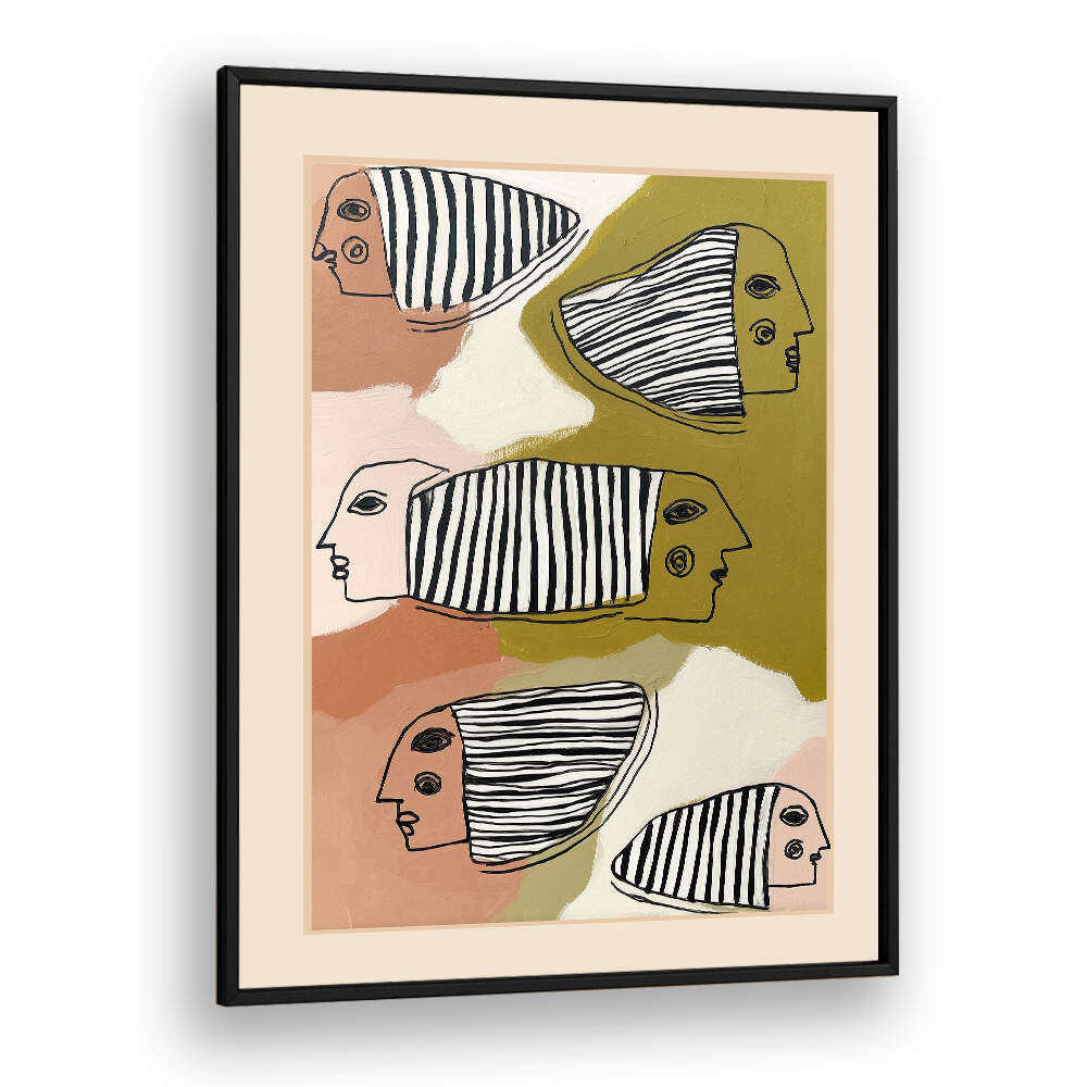 SILENT TRAVELERS , ABSTRACT PAINTINGS