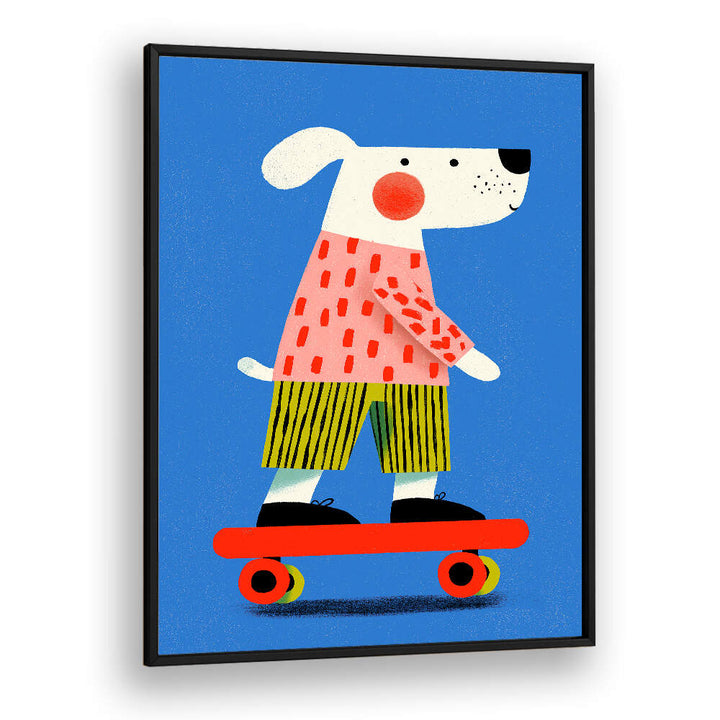 SKATING DOG , KIDS ROOM PAINTINGS