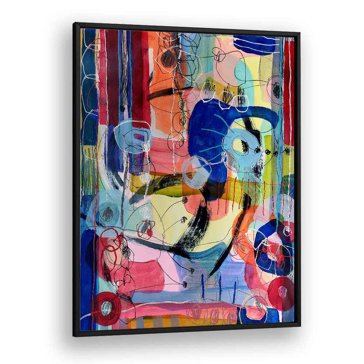 Vibrant SPIDER ATTACK, ABSTRACT PAINTINGS piece features bold colors, perfect for modern decor accents.