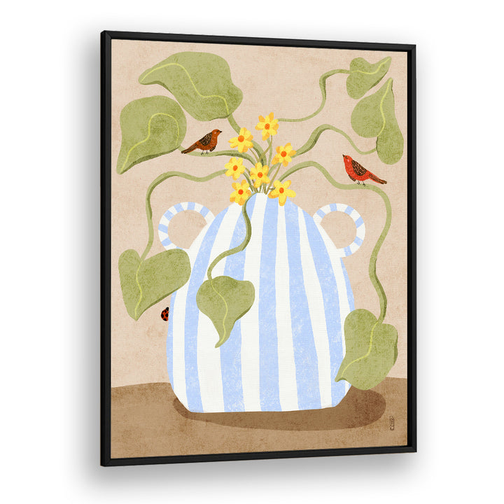 SPRING FLOWERS AND BIRDS