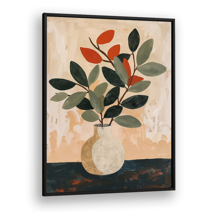 STILL LIFE OF VASE , FLORAL FLOWER PAINTINGS