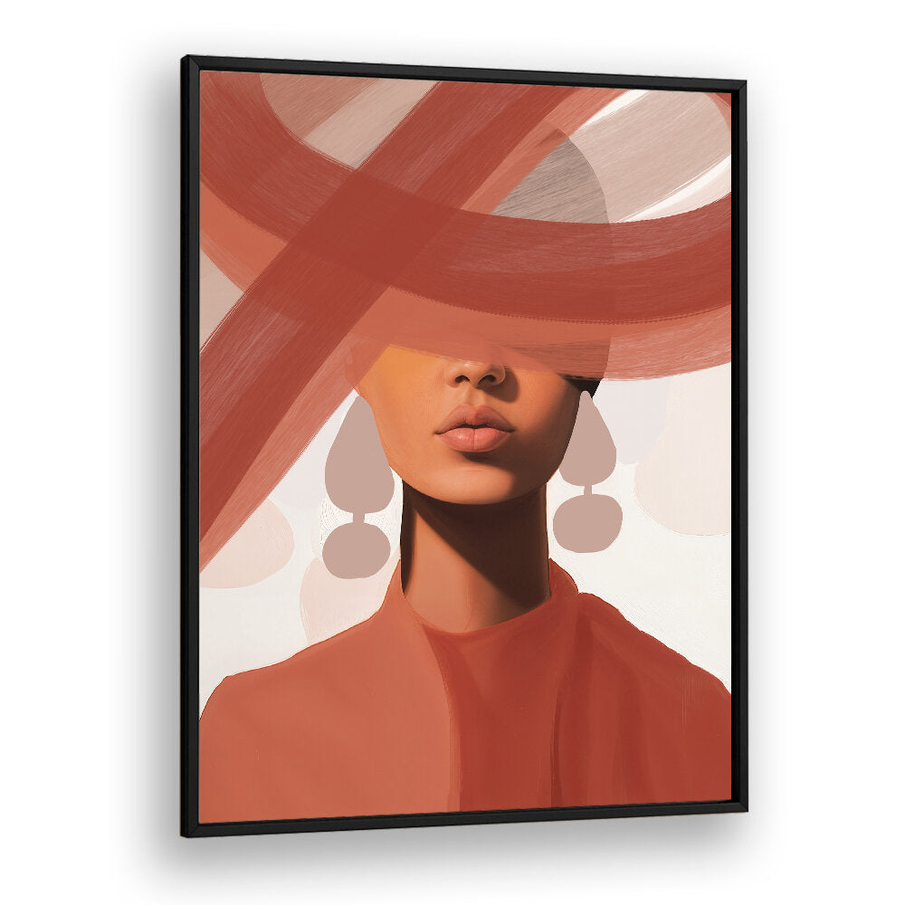 STUDIO PALETTE WOMAN TERRA , PORTRAITS & FIGURATIVE ILLUSTRATIONS