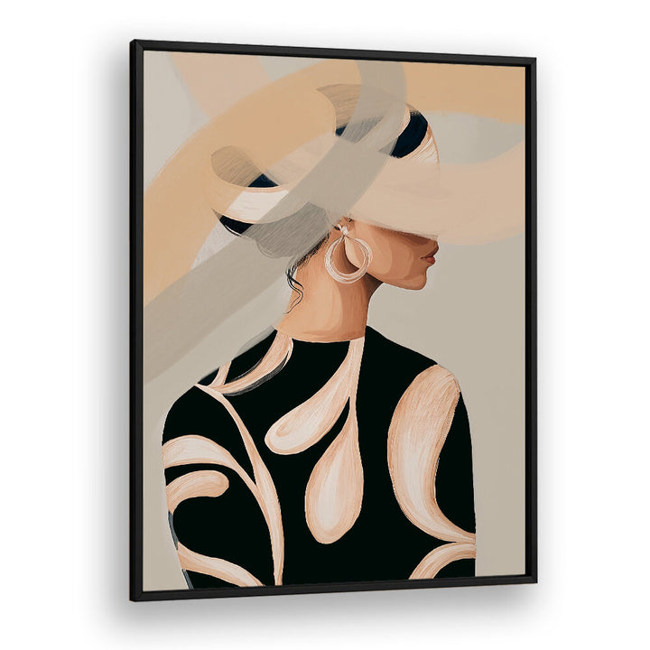 STUDIO PALETTE WOMAN NUDE II , PORTRAITS & FIGURATIVE ILLUSTRATIONS