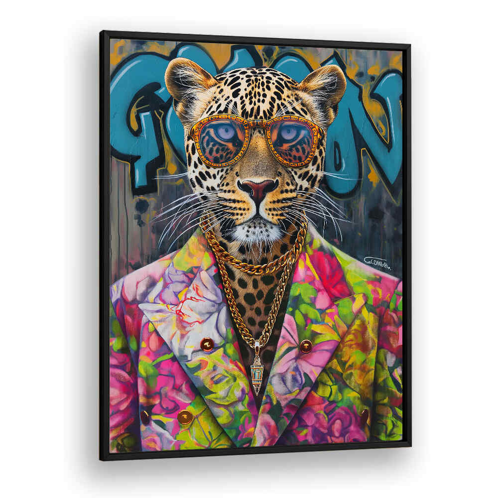 STYLISH LEOPARD , POP ART PAINTINGS